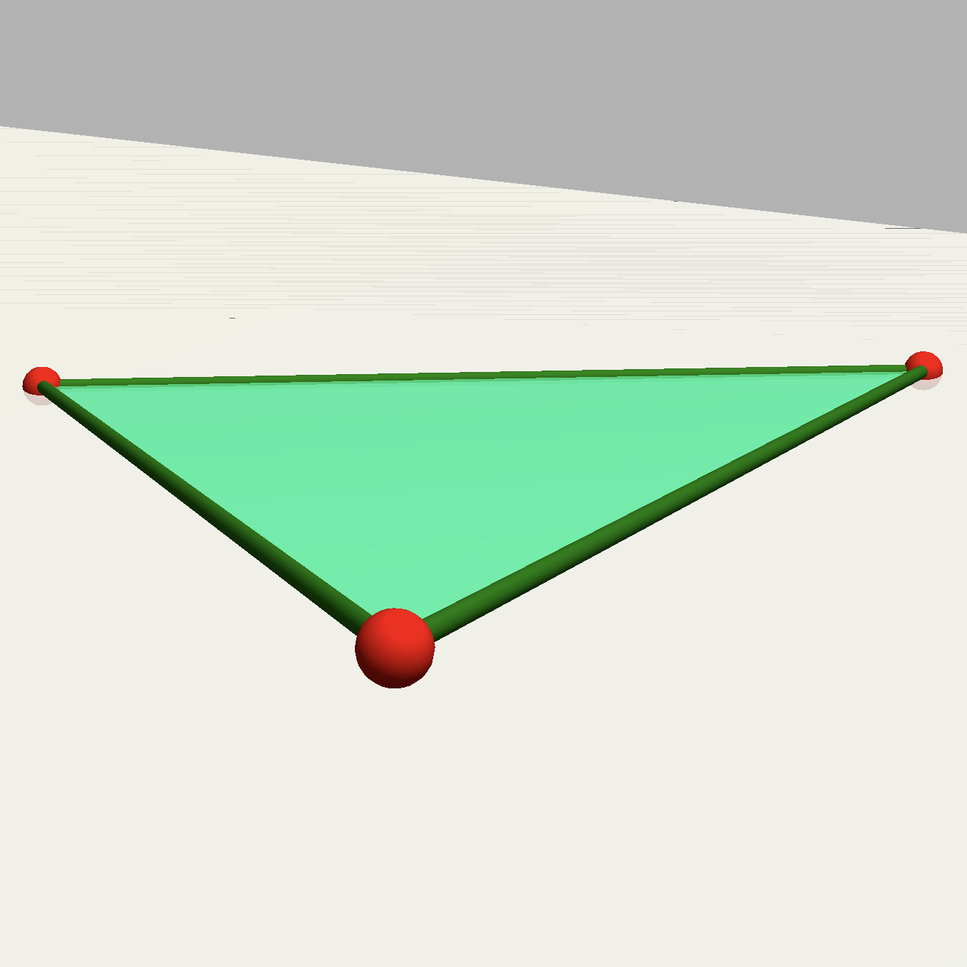 A triangle.